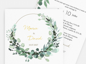 un faire-part corrigé, sans fautes de français